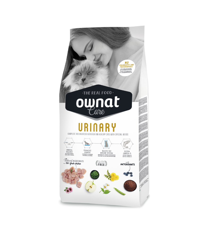 OWNAT CARE URINARY Comida Para Gatos Adultos Con Sensibilidad Urinaria